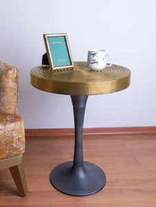 Meubles élégants en métal avec dessus de panier pour maison, hôtel, Restaurant, décoration de Table, Table basse centrale de couleur noir et doré - Product Image 6