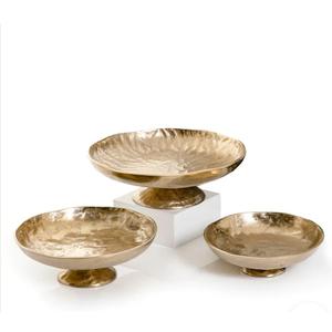 Hôtels Accueil Restaurant Plat de service Fête de mariage Décoration de table Traiteur Plateau de service Plaqué or Finition Vaisselle Alimentaire - Product Image 6