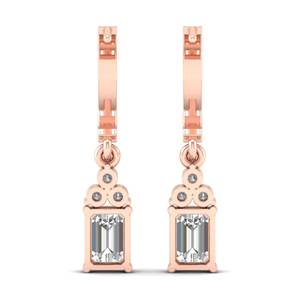 REYES High Quality 925 Sterling Silver CVD HPHT Lab Grown Diamond <b>Drop</b> <b>Earrings</b> For Women Luxury Wedding <b>Bridal</b> Jewelry - Product Image 4