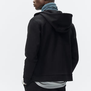 Vente en gros de sweats à capuche respirants pour hommes avec fermeture éclair de haute qualité dernier style de sweats à capuche pour hommes de couleur unie sweats à capuche personnalisés pour hommes confortables - Product Image 6