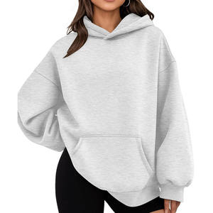 Activités hivernales de plein air Streetwear décontracté Chiffres à épaules tombantes Respirant Eco-friendly Hoodies Knitted Hoodie For Women's - Product Image 3