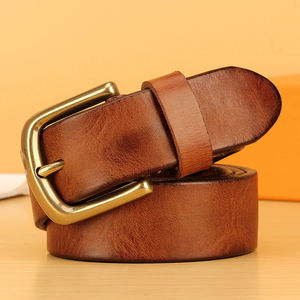 Custom Logo Customized Color Leather <b>Belt</b> <b>Strap</b> Without Buckle for Men 35mm Only <b>Belts</b> With Own logo - Product Image 5