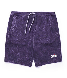 กางเกงขาสั้นระบายเหงื่อของผู้ชายผ้าฝ้าย100% แบบลำลองปรับแต่งได้เอวกลางเอวระบายอากาศได้ดี - Product Image 3