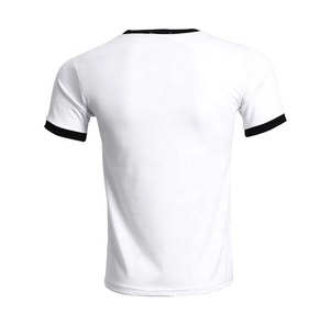 Wholesale <b>Mens</b> <b>Red</b> Ringer cotton T <b>Shirt</b> Shop Bulk Nice Cool Ringer T-<b>shirt</b> for <b>men</b> - Product Image 2