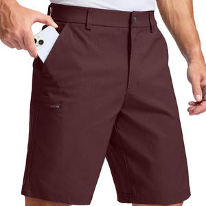 Short de golf respirant séchage rapide classique été quotidien décontracté mode couleur unie short haute performance pour hommes - Product Image 1