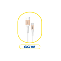 Câble USB de type C à charge rapide 60W Cordon de transfert de données pour téléphone portable Câble de chargeur personnalisé en gros de l'Inde