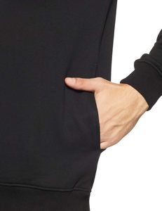 High Quality Cotton Crewneck <b>Sweatshirts</b> for <b>Men</b> Custom Logo Embroidered Premium Prize <b>Plain</b> <b>Black</b> Print Wholesale - Product Image 3