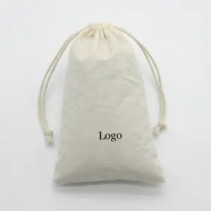 綿化粧品バッグ巾着カスタムキャンバストートコットンバッグ広く使用されている直接製造。