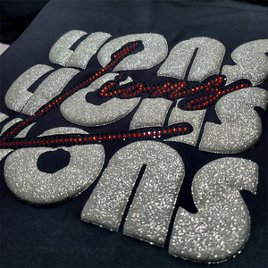 Felpe con Cappuccio e Tute con Stampa 3D Personalizzata, Abbigliamento Streetwear Pesante, Produttore di Stampe in Rilievo, Trasferimenti con Strass - Product Image 1