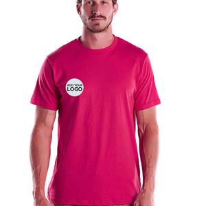 T-shirt en coton/polyester 52/48, coupe classique, couleur unie, logo personnalisé - Product Image 1