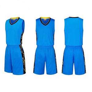 Venta caliente cómodo nuevo diseño de baloncesto de manga corta Jersey con pantalones cortos de impresión uniformes de baloncesto - Product Image 4