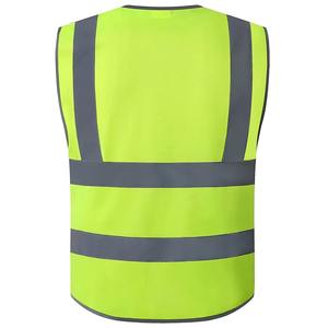 Chaleco reflectante de alta visibilidad Chaleco reflectante de seguridad de construcción con logotipo Chalecos reflectantes de seguridad - Product Image 6