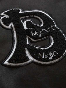 Wholesale 2025 <b>Men's</b> Custom 100% Cotton High Street <b>Varsity</b> <b>Jacket</b> Stand Collar New Design Embroidered Logo Winter <b>Bomber</b> OEM - Product Image 6