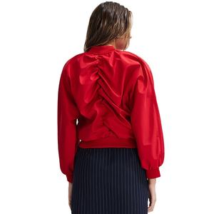 Chaquetas Bomber de Moda para Mujer, Tallas Grandes, Transpirables, Personalizadas OEM, Venta al Por Mayor, Ropa de Invierno, Lana/Cachemira, Alta Calidad, Talla Extra Grande - Product Image 5