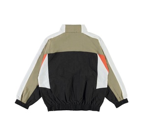 Nueva chaqueta cortavientos de verano de tela de nailon arrugado de Color personalizado de talla grande impermeable con capucha para exteriores con cremallera Anorak - Product Image 2