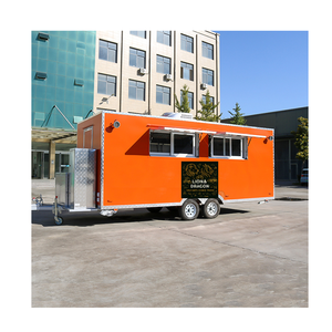 Food Trucks All purpose Food trailer Well Equipped Kitchen food trucks strong <b>wheels</b> and stable trailer <b>for</b> easy movement - Product Image 2
