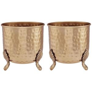 กระถางปลูกต้นไม้ขอบโค้งสำหรับในร่มที่ทันสมัยสีเขียวตกแต่งบ้านห้องนั่งเล่นระเบียงสำนักงานและโต๊ะจัดแสดงจากอินเดีย - Product Image 3