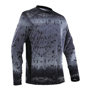 Camiseta de pesca de manga larga de talla grande para hombre, Sudadera con capucha transpirable de poliéster de secado rápido UPF 50 - Product Image 5