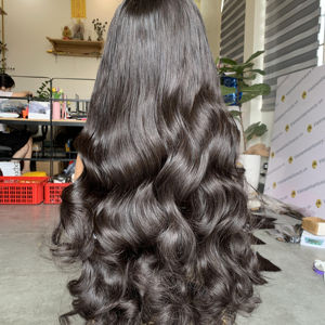 Extensión de cabello humano vietnamita 100%, peluca ondulada natural de Vietnamhairluxury company Virgin hair - Product Image 1