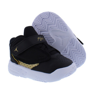 Zapatos Jordan Max Aura 4 para Bebés/Niños Pequeños Color: Negro/Dorado 100% Auténticos - Product Image 5