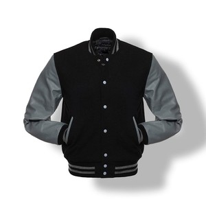 Blouson de baseball à manches en cuir personnalisé de style High Street pour hommes veste universitaire de haute qualité OEM ODM dernier modèle de mode - Product Image 2