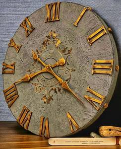 นาฬิกาแขวนผนังอีพ็อกซี่เรซินทำด้วยมือแบบกำหนดเองสำหรับพื้นที่สวยงามไม่เหมือนใครของตกแต่งบ้านของขวัญผนังอีพ็อกซี่นาฬิกามหาสมุทรโดยการสร้างแบบโบราณ - Product Image 5