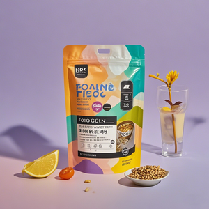 Kantong Mylar dengan ritsleting kustom untuk pengemasan makanan-grosir kantong kue dan kopi dengan segel <span class=keywords><strong>Ziplock</strong></span> - Product Image 1