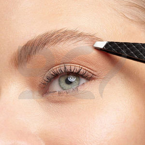 Pinzas para cejas duraderas con punta inclinada de una pieza de Color negro, recién llegado, pinzas para cejas suaves - Product Image 5