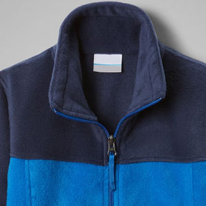 Sudadera de Diseño Moderno para Niños, Material de Felpa, Diseño de Bloques de Color / Logotipo Personalizado, Diseño Informal con Cierre de Cremallera y Bolsillos - Product Image 2