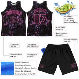 เสื้อบาสเก็ตบอลผ้าแห้งเร็วเสื้อบาสเก็ตบอลใส่ได้ตามต้องการ - Product Image 3
