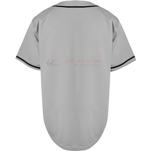 Fournisseur Pakistan – Maillot de baseball 100 % polyester à manches courtes, respirant, dernier design, faible MOQ, couleur unie, séchage rapide - Product Image 2