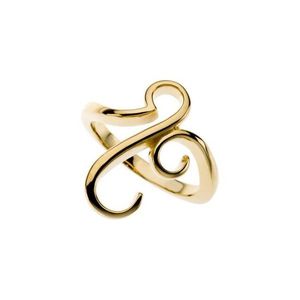 Romantic Bohemian 18K Gold Plated Freeform <b>Ring</b> Natural Gemstones Inlay Gift for Children - Product Image 5