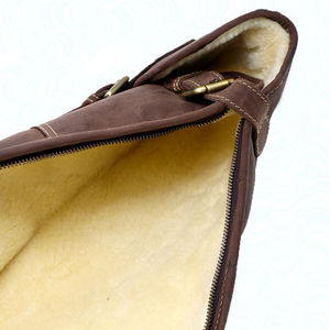 Housse de fusil en cuir véritable imperméable, tactique, de chasse, d'hiver, robuste, sur mesure, couleurs unies, antidérapante - Product Image 4