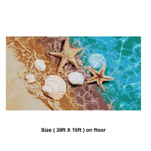 Carrelage de piscine Sea Shell Series Premium Finition brillante avec profondeur réfléchissante subtile pour l'extérieur de la villa - Product Image 2