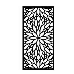 Wall Art Design Black Color Painted <b>Metal</b> Garden <b>Screen</b> Laser Cut Design for Decorative Privacy Use Garden <b>Metal</b> Garden <b>Screen</b> - Product Image 6