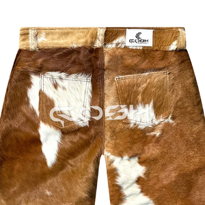 หนังวัวสีน้ำตาลและสีขาวสำหรับผู้ชายจากปากีสถาน - Product Image 6