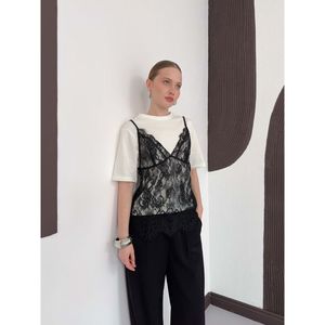 Tunique en coton avec robe courte en dentelle - [object Object] - Product Image 2