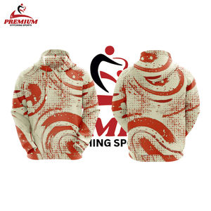 Style tendance personnalisé Sublimation impression à capuche Basics 100% Polyester manches longues pull uni teint Sublimation à capuche - Product Image 3