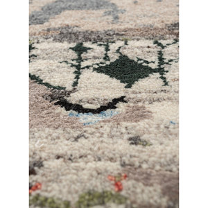 Tapis Manchaha 9x12 noué à la main en laine et soie de bambou, motif géométrique, pour salon et couloir, rectangulaire, Les-2425, gris et noir - Product Image 3