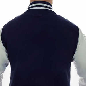 2024 High Quality Custom Embroidery Logo Canvas Front <b>Leather</b> Print Coated Varsity Wool <b>Long</b> Sleeve Men's Spring <b>Jackets</b> New - Product Image 6