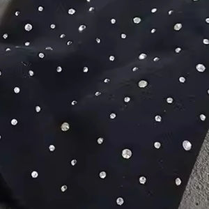 Vêtement de sport unisexe en molleton doublé en coton avec capuche, style décontracté, uni, orné de strass, pour l'hiver, prix de gros - Product Image 6