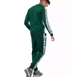 Ensembles de survêtements pour hommes de haute qualité avec logo personnalisé couleur unie vente en gros costumes de jogging survêtements imprimés respirants pour hommes - Product Image 6