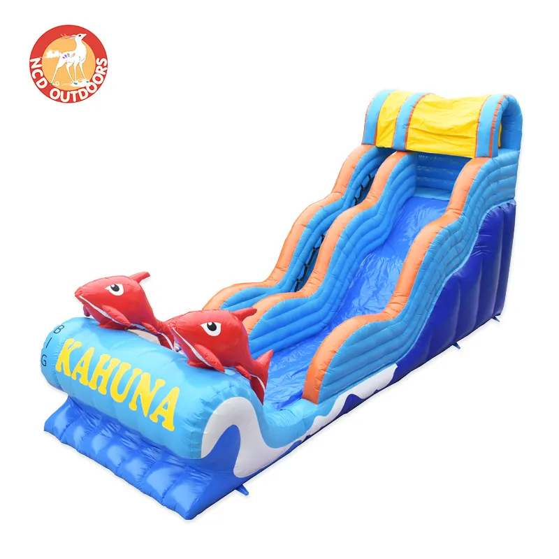 Trượt nước PVC nflatable công viên Inflatable xe hồ thuyền Dock Trắng Slide trò chơi Hippo cướp biển Mickey 1000ft rừng bouncy động vật