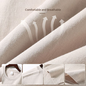 Camisetas personalizadas de alta calidad para hombre, de cuello redondo, con logo impreso personalizado, 100% algodón. - Product Image 2