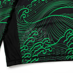 Camiseta de Manga Larga de Alta Calidad, Transpirable, de Colores Sólidos, Diseño Personalizado, al por Mayor para Hombre, Spandex/Poliéster - Product Image 4