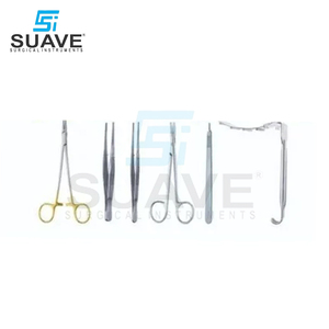 Produit de chirurgie en acier de qualité supérieure Re Use Able pour l'ensemble d'instruments de chirurgie plastique de base par SUAVE SURGICAL INSTRUMENTS - Product Image 2