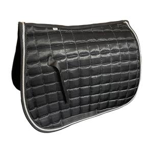 Ensemble de selle pour cheval en gros, fournisseur équestre, coussinets assortis, ensembles de bottes, course de chevaux, mousse en coton satinée, selle pour cheval - Product Image 1
