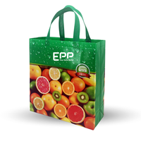 Tas Belanja Tote Kapasitas Besar, Warna-warni, Bahan Polypropylene/PVC,  Dapat Disesuaikan,  Promosi Vietnam,  Personalisasi,  Murah,  Untuk Iklan