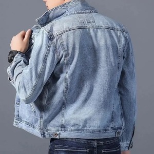 Jaqueta jeans de algodão orgânico moderno para homens 2025 leve <span class=keywords><strong>Jeanswear</strong></span> personalizado casual - Product Image 3