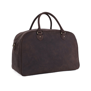 Bolsa de viaje de lona de cuero genuino resistente de gran capacidad a precio competitivo - Product Image 4